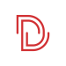 D-mærkets logo i rød